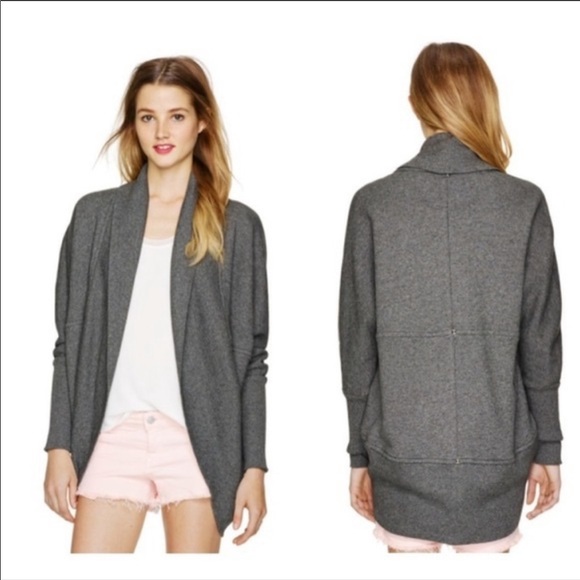 Aritzia Wilfred Diderot Grey Studded Cardigan M